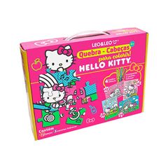 BRINQUEDO QUEBRA CABECA PARA COLORIR LEO&LEO 4 EM 1 HELLO KITTY