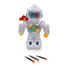 BRINQUEDO BONECO GEAR ROBOT BATE E VOLTA PICA PAU