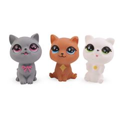 BRINQUEDO BABY VINIL COM 3 PICA PAU GATINHOS SORTIDOS