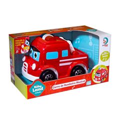 BRINQUEDO BABY LAND CARRO CARDOSO BOMBEIRO MUSICAL