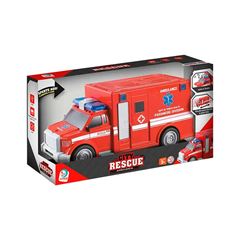 BRINQUEDO CITY RESCUE AMBULANCIA FRICCAO CARDOSO