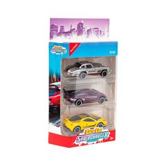 BRINQUEDO CRAZY CARS SUPERCHARGER SOFT COM 3 SORTIDOS