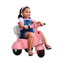 BRINQUEDO SCOOTER BANDERETTA PASSEIO PEDAL ROSA BANDEIRANTE