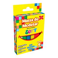 MASSA DE MODELAR SOFT 6 CORES 90GR MAKE+