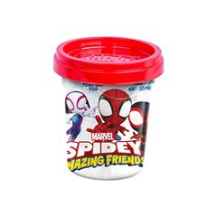 BRINQUEDO KIT DE MASSINHAS SPIDEY DISNEY COM 4 UNIDADES COTIPLAS