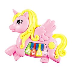 BRINQUEDO TECLADO MUSICAL MINI DM UNICORNIO SORTIDO