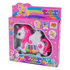 BRINQUEDO TECLADO MUSICAL MINI DM UNICORNIO SORTIDO