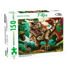 BRINQUEDO QUEBRA CABECA P&F T-REX 150 PECAS