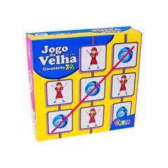 BRINQUEDO JOGO VELHA GIRATORIO TYTA MADEIRA CARLU