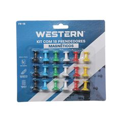 PRENDEDOR PAPEL MAGNETICO COM 18 WESTERN