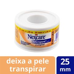 FITA MICROPORE NEXCARE 3M 25MMX1,35M BEGE