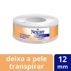 FITA MICROPORE NEXCARE 3M 12MMX4,5M BEGE