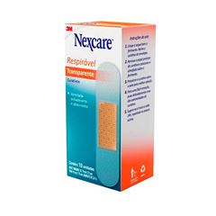 CURATIVO NEXCARE 3M TRANSPARENTE COM 10 UNIDADES