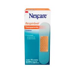 CURATIVO NEXCARE 3M TRANSPARENTE COM 10 UNIDADES