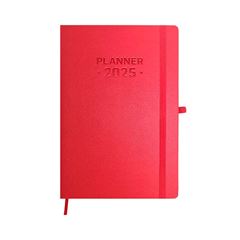 AGENDA PLANNER ANUAL ZAMBERETTI CROMATO VERMELHA 2025