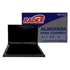 ALMOFADA CARIMBO N 03 RADEX ALCAR AZUL