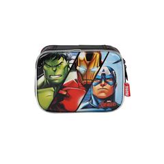 ESTOJO ESCOLAR LUXCEL BOX AVENGERS PRETO EI39764AG