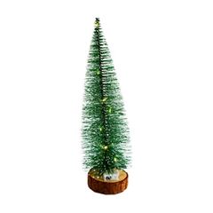 ARVORE DECORATIVA NEVADA 25CM RIO MASTER VERDE COM LED WF1622