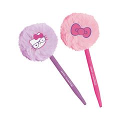 CANETA ESFEROGRAFICA LEOARTE POMPOM HELLO KITTY