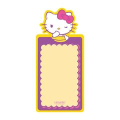 RECADO ADESIVO LEOARTE 20 FOLHAS ENVELOPE HELLO KITTY