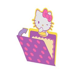 RECADO ADESIVO LEOARTE 20 FOLHAS ENVELOPE HELLO KITTY