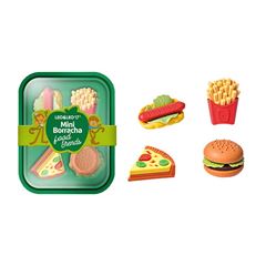 BORRACHA LEO&LEO MINI FOOD TRENDS COM 4 MARMITINHA