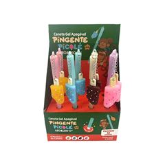 CANETA GEL LEO&LEO APAGAVEL 0.5 COM PINGENTE PICOLE