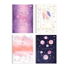 CADERNO 01X1 ESPIRAL 80 FOLHAS CAPA DURA COSMOS 25 FORONI