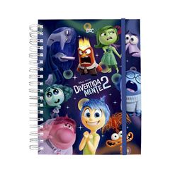 CADERNO CAPA DURA 10X1 80 FOLHAS SMART DAC DISNEY DIVERTIDAMENTE 2