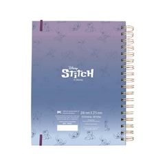 CADERNO CAPA DURA 10X1 80 FOLHAS SMART DAC DISNEY STITCH