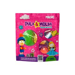 BRINQUEDO MASSA PULA MOLDA 07 CORES 70G PRINCESA