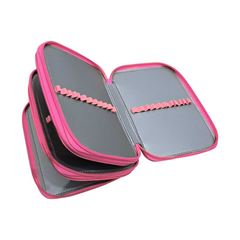 ESTOJO ESCOLAR ACP TRIPLO BOX PRETO/PINK