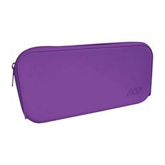 ESTOJO ESCOLAR ACP SILICONE RETANGULAR ROXO