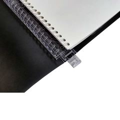 CADERNO CAPA POLIPROPILENO 01X1 80 FOLHAS REPOSICIONAVEL ACP FUME