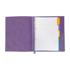 CADERNO CPP 01X1 80FLS REPOSICIONAVEL ACP LILAS