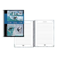 CADERNO CAPA DURA 01X1 80 FOLHAS GABRIEL MEDINA 25 TILIBRA