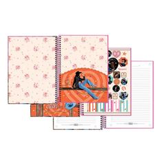 CADERNO CAPA DURA 10X1 160 FOLHAS ANA CASTELA 25 TILIBRA