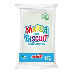 MASSA BISCUIT CORES 90G RADEX BRANCA