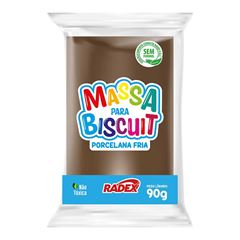 MASSA BISCUIT CORES 90G RADEX MARROM CHOCOLATE