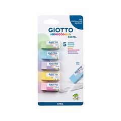 BORRACHA GIOTTO MINI COM 5 PASTEL