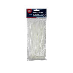 ABRACADEIRA NYLON 3,6X200MM BRANCA COM 100 YINS