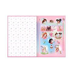 CADERNO 1/4 BROCHURA 48 FOLHAS CAPA DURA JOLIE 25 TILIBRA