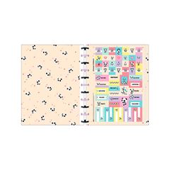 CADERNO DESMONTAVEL 10X1 160 FOLHAS TILIDISCO 25 LOVELY FRIEND