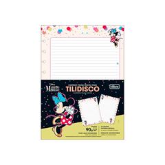 BLOCO TILIDISCO 50 FOLHAS 90GR SOLTAS MINNIE TILIBRA