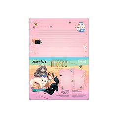 BLOCO TILIDISCO 50 FOLHAS 90GR SOLTAS PURRFECT CATS TILIBRA