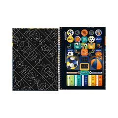 CADERNO 20X1 ESPIRAL CAPA DURA 320 FOLHAS SCORE 25 TILIBRA