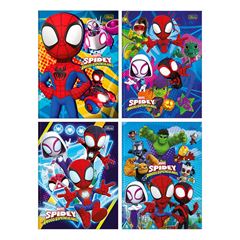 CADERNO 1/4 BROCHURA 80 FOLHAS CAPA DURA SPIDEY 25 TILIBRA