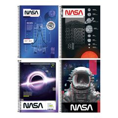 CADERNO 01X1 ESPIRAL 80 FOLHAS CAPA DURA NASA 25 TILIBRA