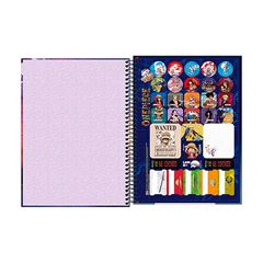 CADERNO 01X1 ESPIRAL 80 FOLHAS CAPA DURA ONE PIECE 25 TILIBRA