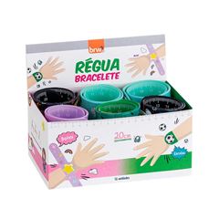 REGUA 20 CM BRW FLEXIVEL BRACELETE FUNNY